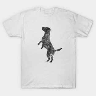 Beagle dog black and white T-Shirt
